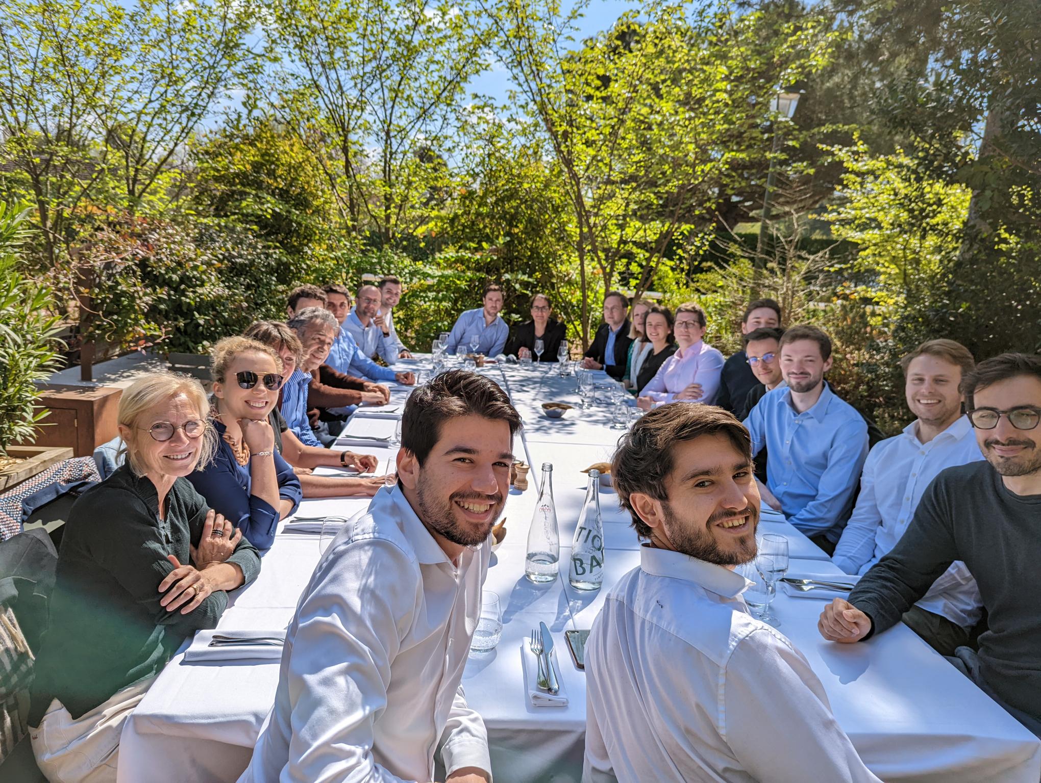Déjeuner d&rsquo;équipe au Lagardère Paris Racing