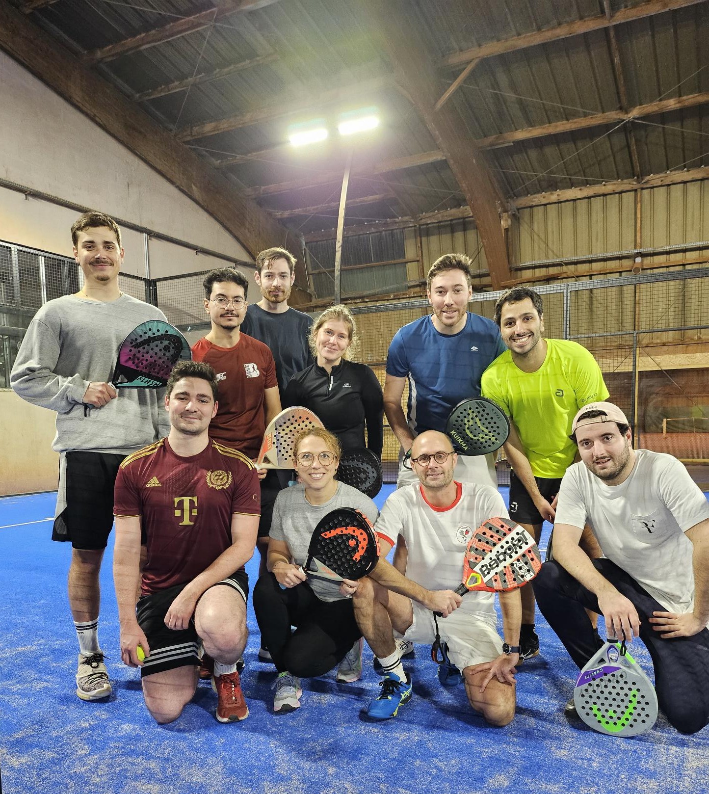 Soirée padel pour une partie de l&rsquo;équipe SORGEM